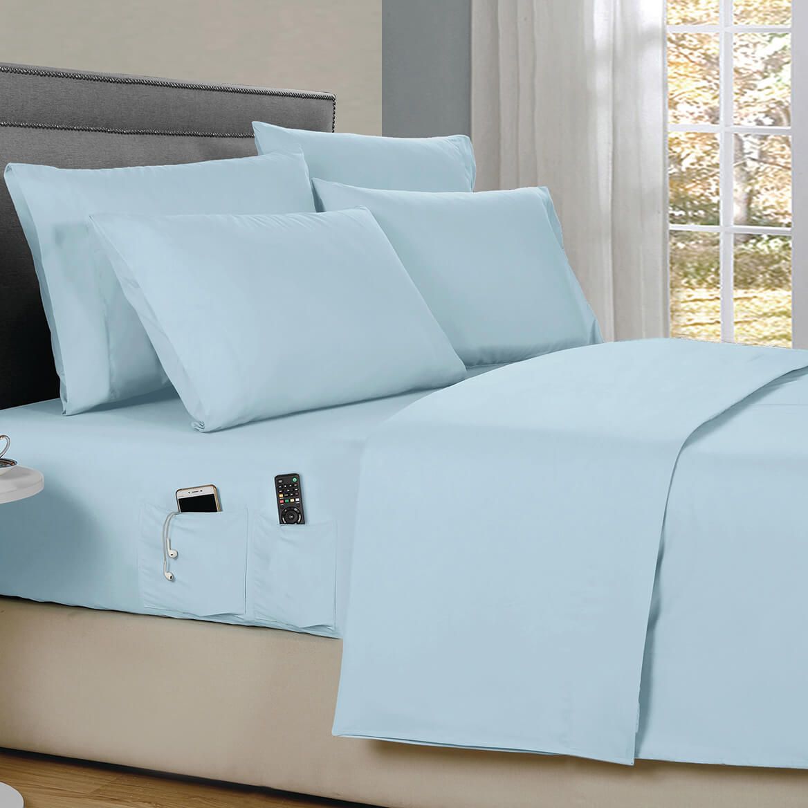 6-Pc. Kathy Ireland® Smart Pocket Sheet Set-376542