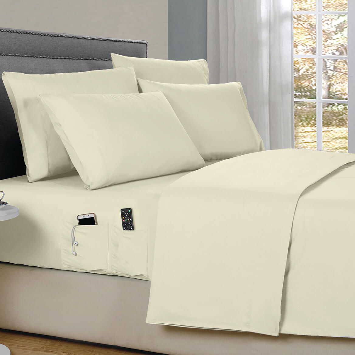 6-Pc. Kathy Ireland® Smart Pocket Sheet Set-376542