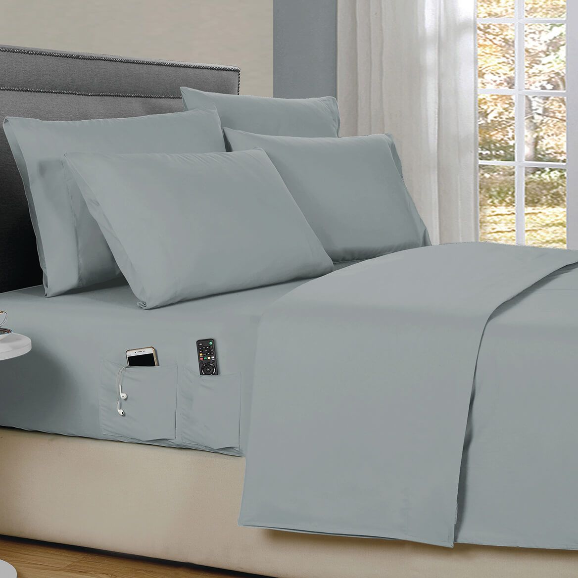 6-Pc. Kathy Ireland® Smart Pocket Sheet Set-376542
