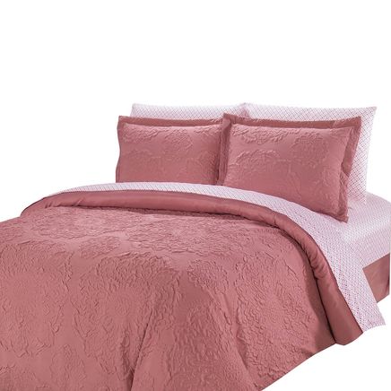 3-Pc. Sculptured Flower Quilt Set-376708