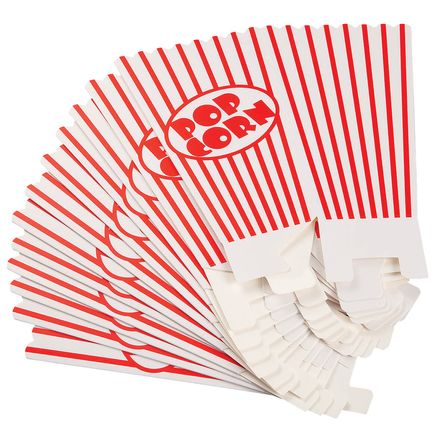 Disposable Popcorn Boxes, Set of 12-376765