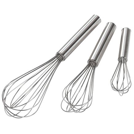 Set of 3  Stainless Steel Whisk Set - Set of 3 by Home Marketplace-376870