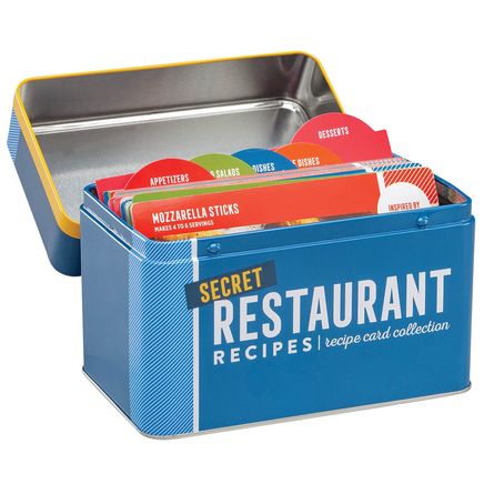 Secret Restaurant Recipe Card Collection Tin-376978