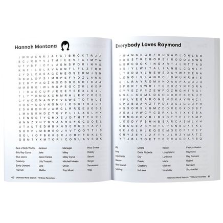 TV Show Favorites Ultimate Large Print Word Search-377014