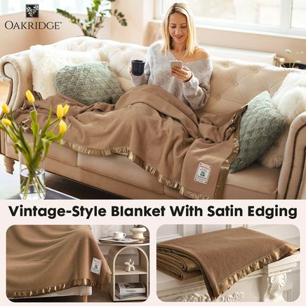 Heirloom Australian Wool Blanket by OakRidge™-377158