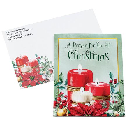 Personalized Christmas Prayer Christmas Cards, Set of 20-377399
