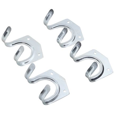 Galvanized Tool Hooks, Set of 4-377523