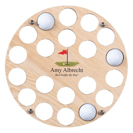 Personalized Printed Golf Flag Ball Holder-378044