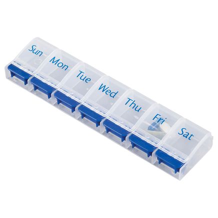 7-Day Pill Organizer With Push Button-378108