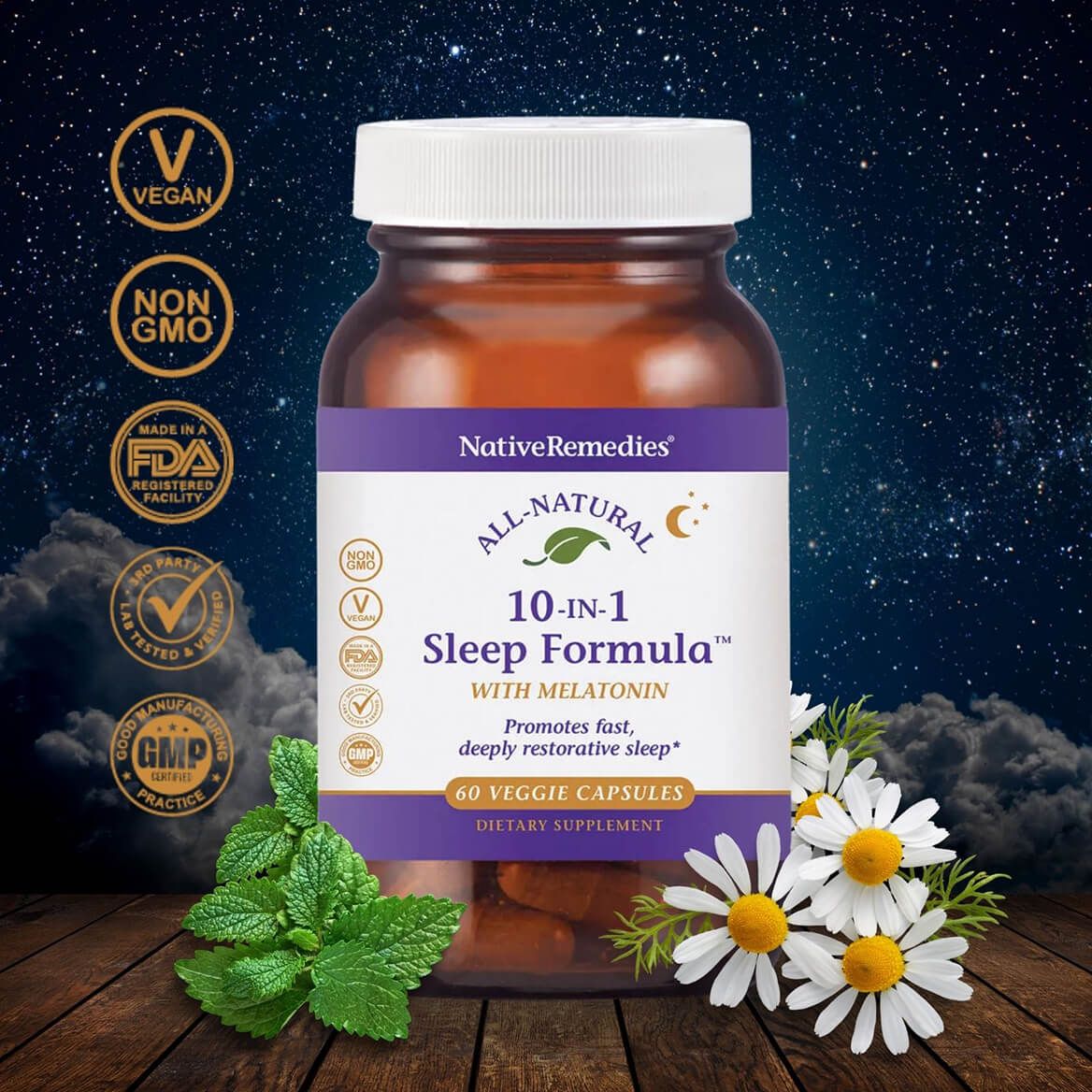Native Remedies® 10-In-1 Sleep Formula™-378277