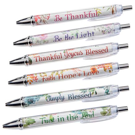 Religious Blessing Pens, Set of 6-378454