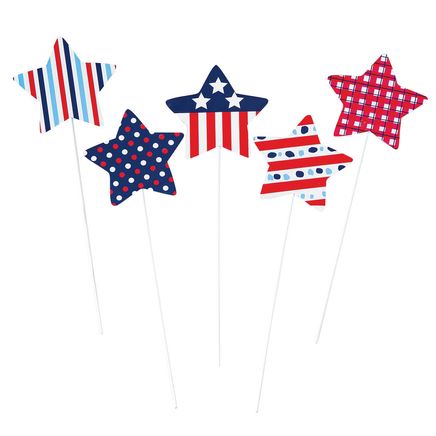 Patriotic Star Stakes by Fox River™ Creations, Set of 5-378578