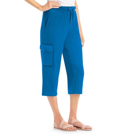 View product details for Cargo Pocket Knit Capris