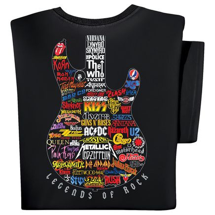 View product details for Rock Group Guitar T-Shirt