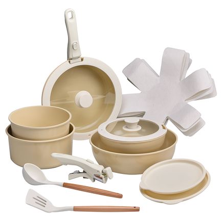 18-Pc. Ceramic Cookware Set by Home Marketplace™-380183