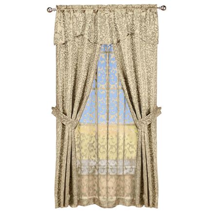View product details for Insulated Scroll Curtain Set