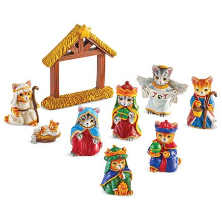 Cat Christmas Nativity-380404