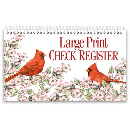 View product details for Cardinals Large Print Check Register