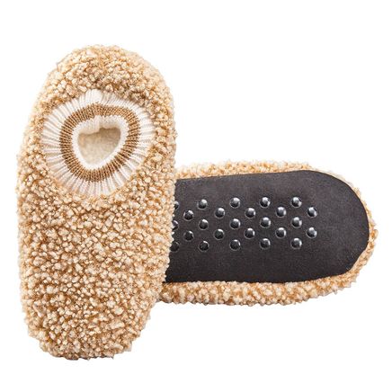 View product details for Poodle Fur Non-Skid Slippers with Bonus Pair