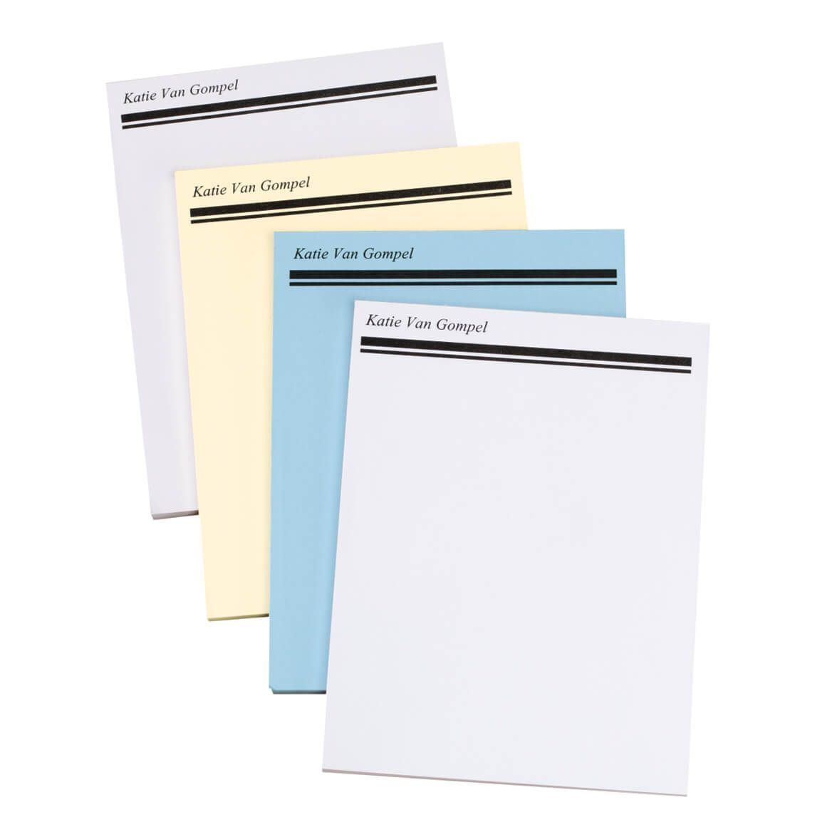 Personalized Memo Pads Set of 4 + '-' + 302607