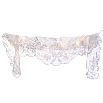 Lighted Mantel Scarf-304384