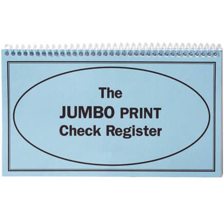 Large Print Check Register-306558