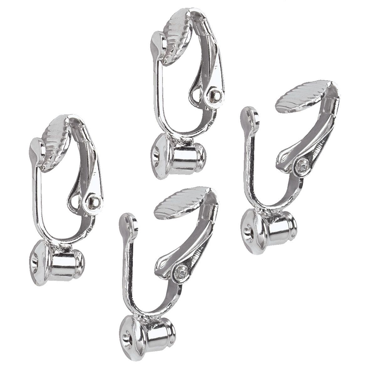 Clip On Earrings Converters - 6 Pairs + '-' + 312116