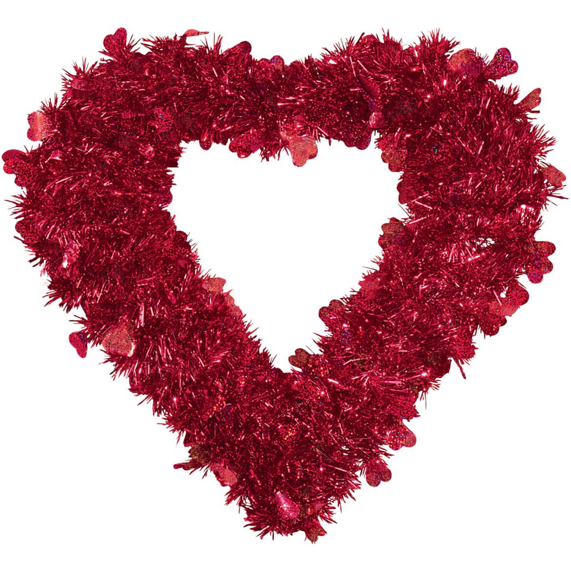 Valentine Glitter Wreath by Holiday Peak™ + '-' + 312278