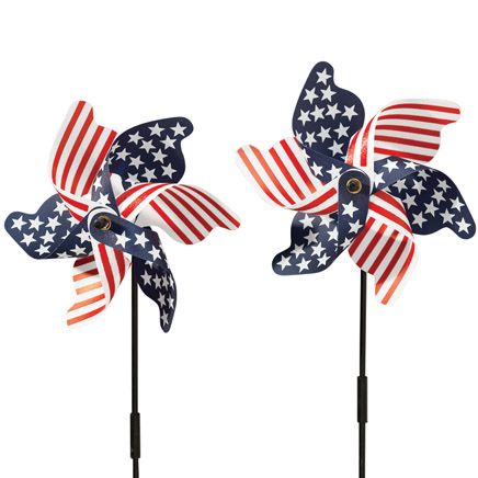 Patriotic Lawn Pinwheel Set of 2-315356