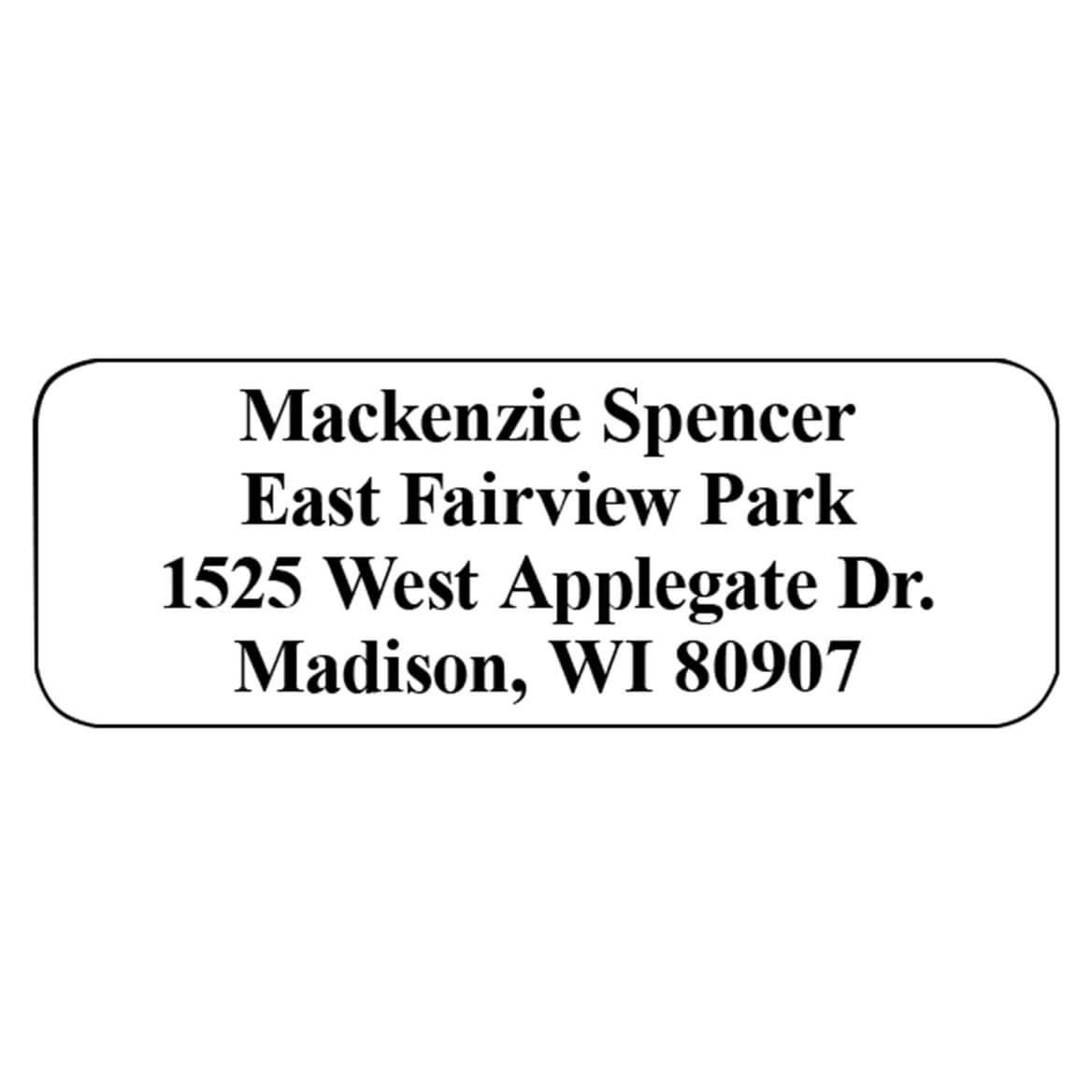 Classic Personalized Roll Address Labels, Set of 200 + '-' + 320117