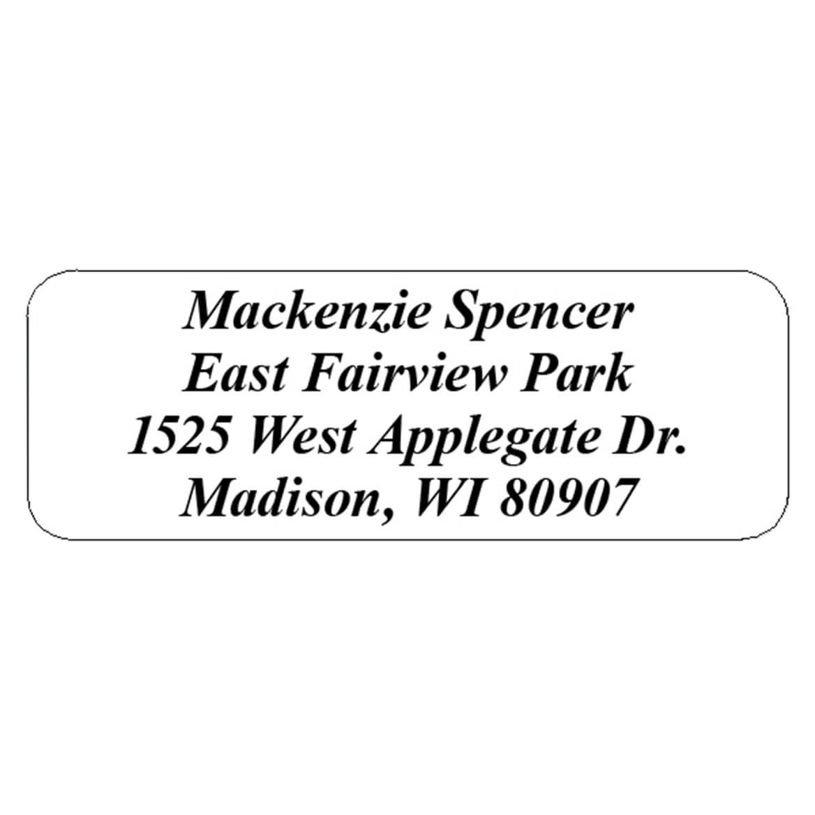 Script Personalized Roll Address Labels, Set of 200 + '-' + 320118