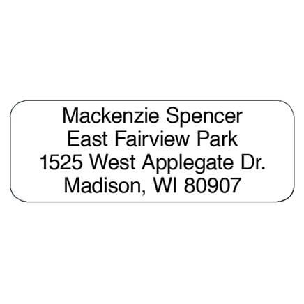 Block Personalized Roll Address Labels, Set of 200-320119