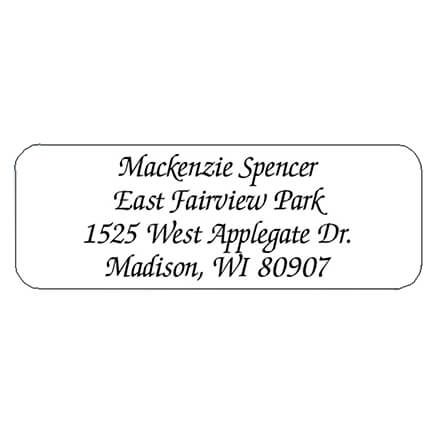 Calligraphy Personalized Roll Address Labels, Set of 200-320120