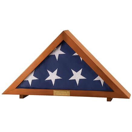 Personalized Veterans Flag Display Case-332797