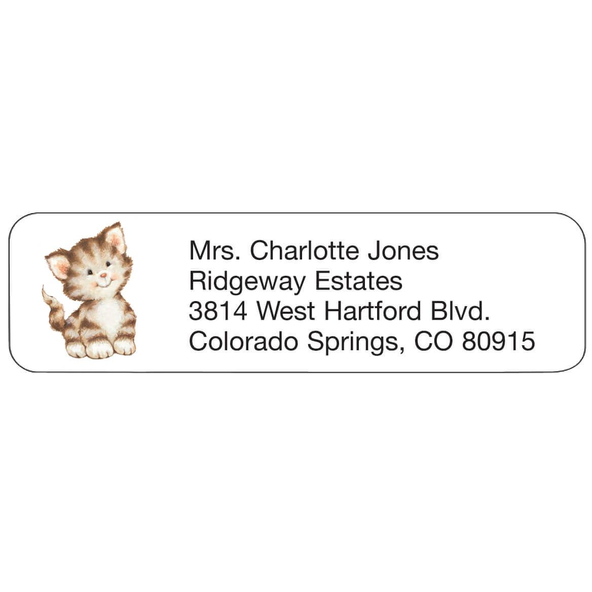 Kitten Personalized Address Labels + '-' + 333174