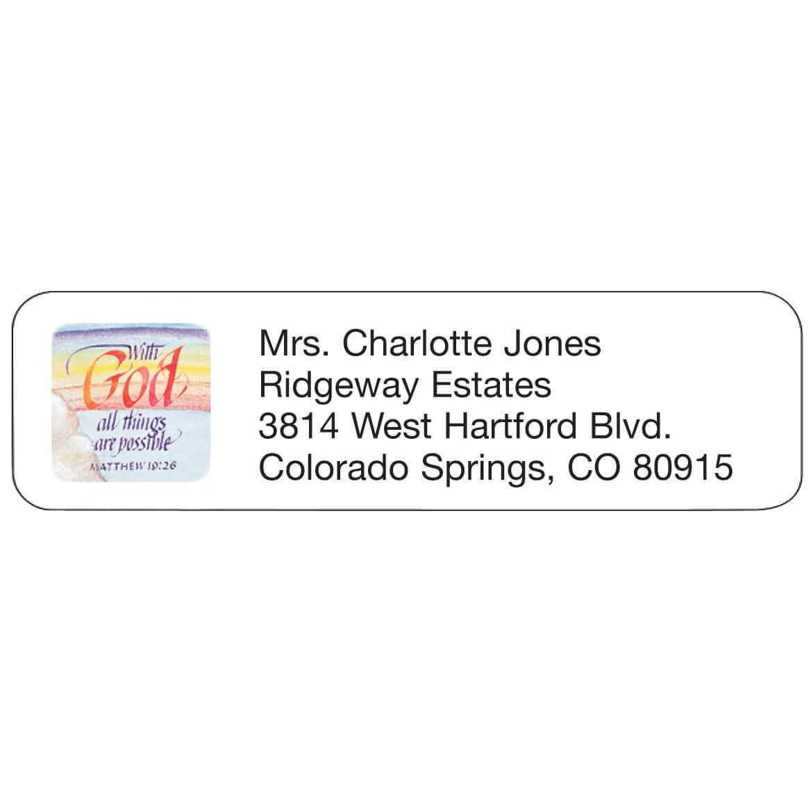Religious Personalized Address Labels + '-' + 333179