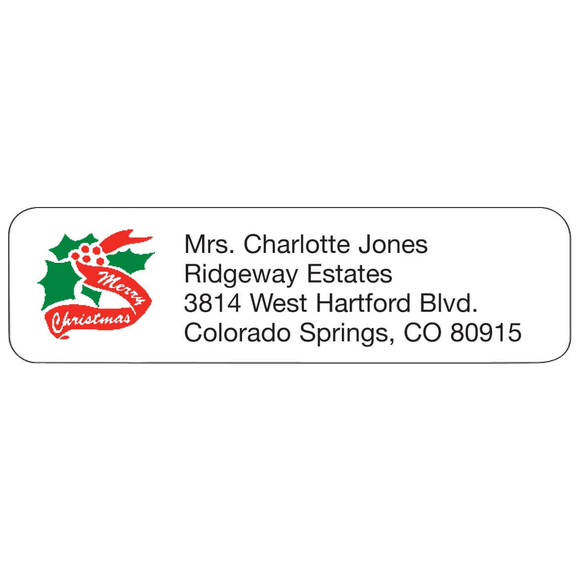 Christmas Personalized Address Labels + '-' + 333184