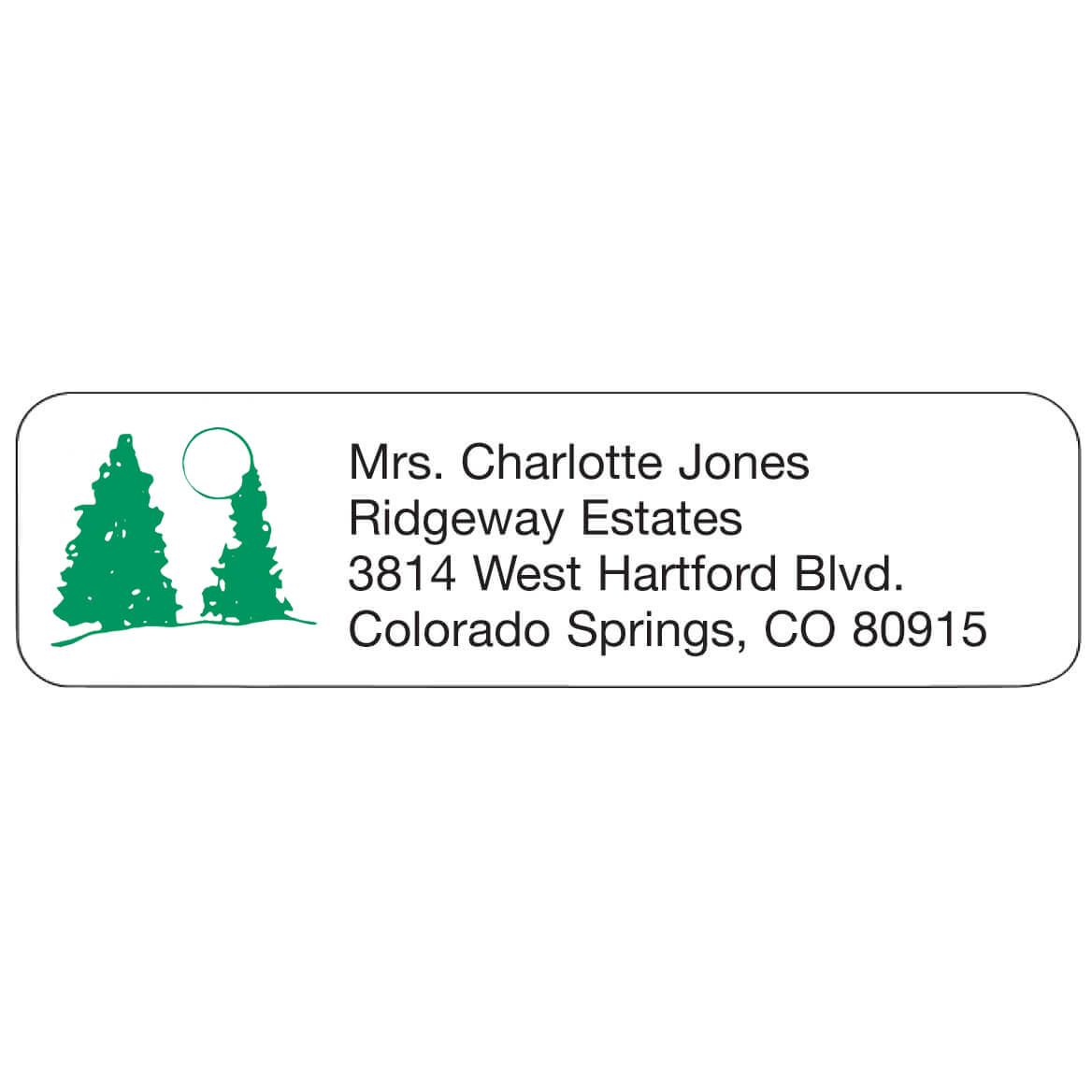 Pine Tree Address Labels - Address Labels - Walter Drake