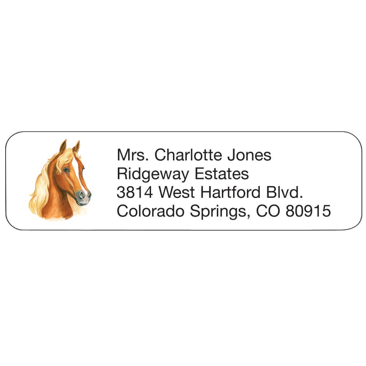 Horse Personalized Address Labels + '-' + 333195