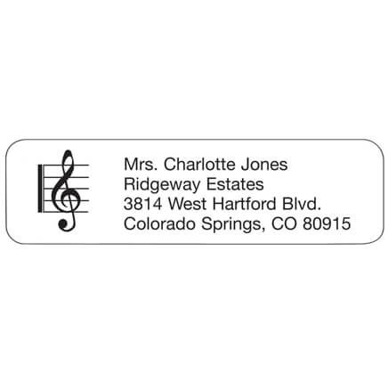 Treble Clef Personalized Address Labels-333199