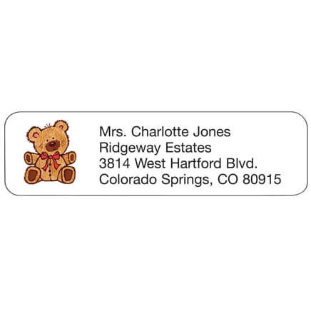 Personal Design Labels Teddy Bear-333200