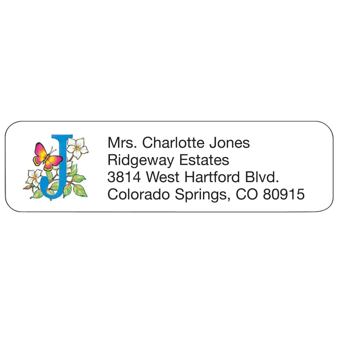 Floral Personalized Address Labels - Set Of 200 + '-' + 333313