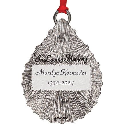 Personalized Teardrop Memorial Ornament-334882