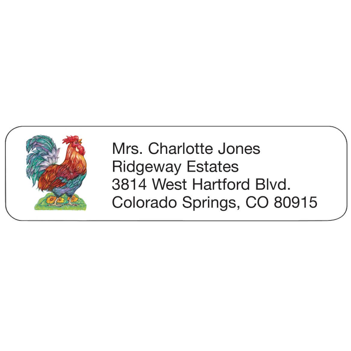Rooster Personalized Address Labels + '-' + 339057