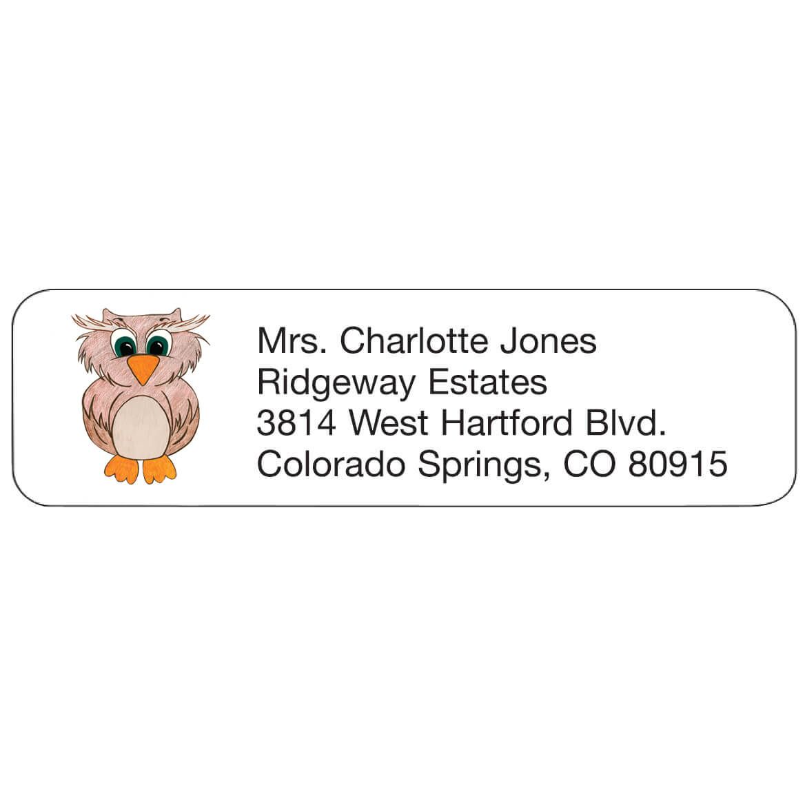 Owl Personalized Address Labels + '-' + 339059