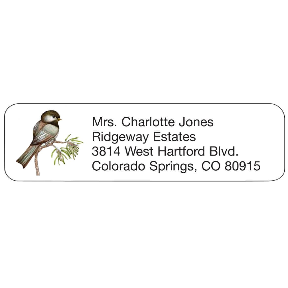 Chickadee Personalized Address Labels + '-' + 341417