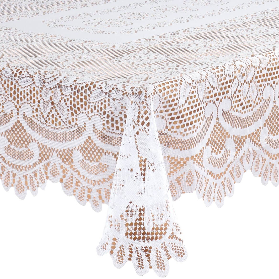 White Rose Lace Tablecloth + '-' + 344548