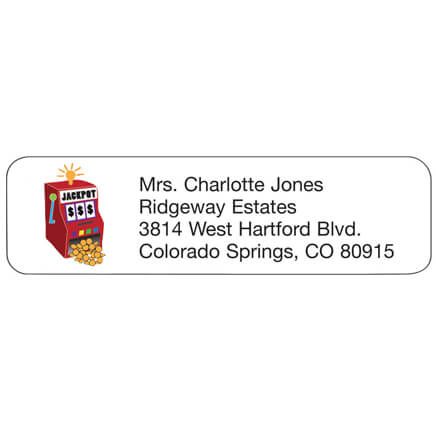 Jackpot Personalized Address Labels-344845