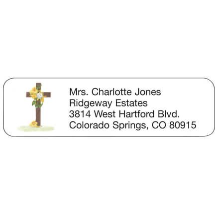 Cross Personalized Address Labels-344846
