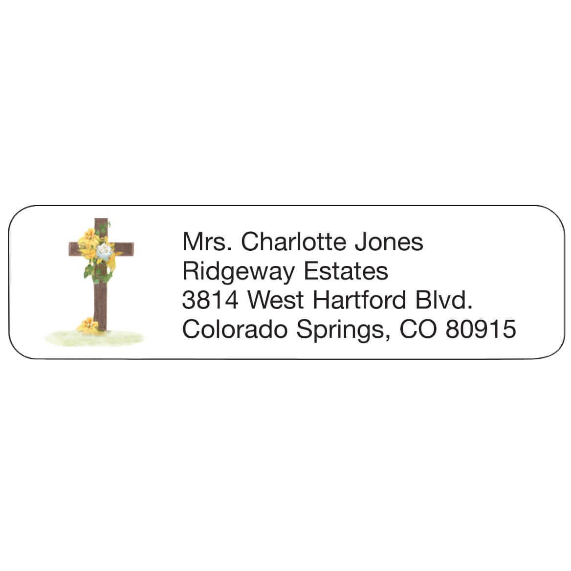 Cross Personalized Address Labels + '-' + 344846